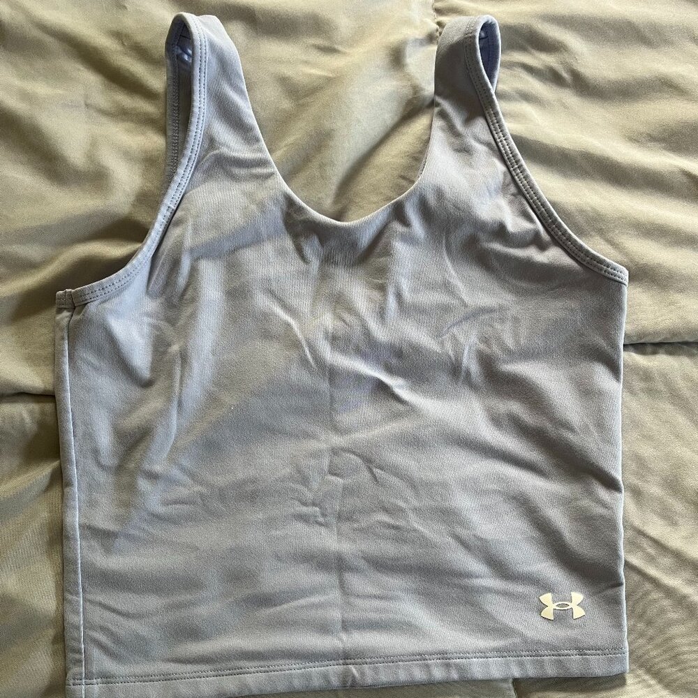 Under Armour Light Blue Crop Top, Size S